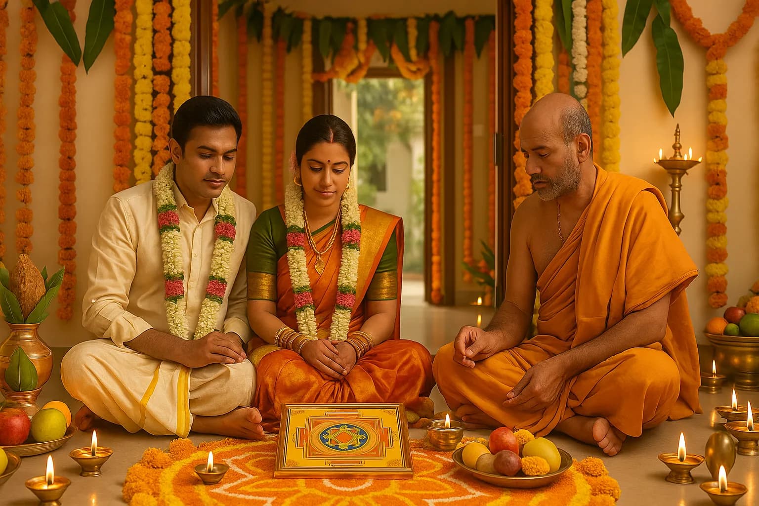 Tulasi Vivaha performed by a Gopuja Vedic pandit