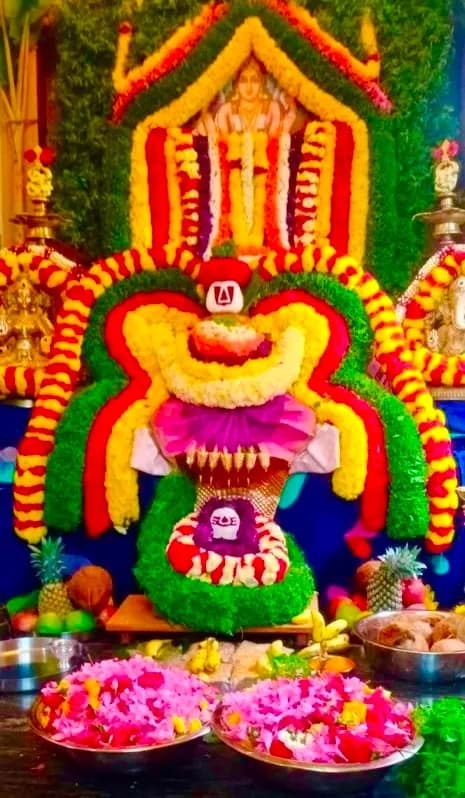 Saraswati Homa performed by a Gopuja Vedic pandit