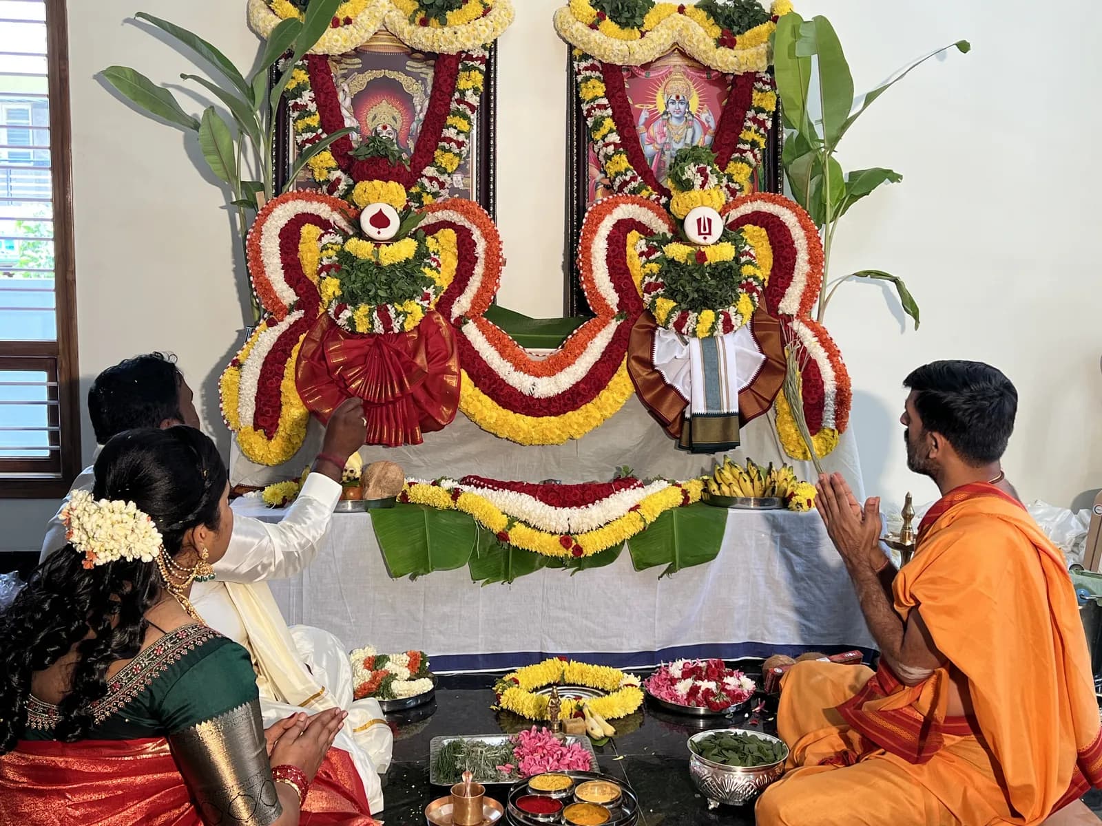 Nitya Puja (Daily Rituals) performed by a Gopuja Vedic pandit