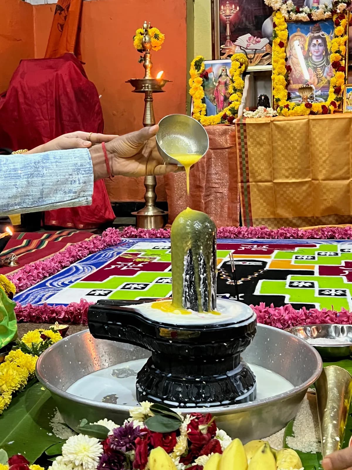 Rudra Homa performed by a Gopuja Vedic pandit