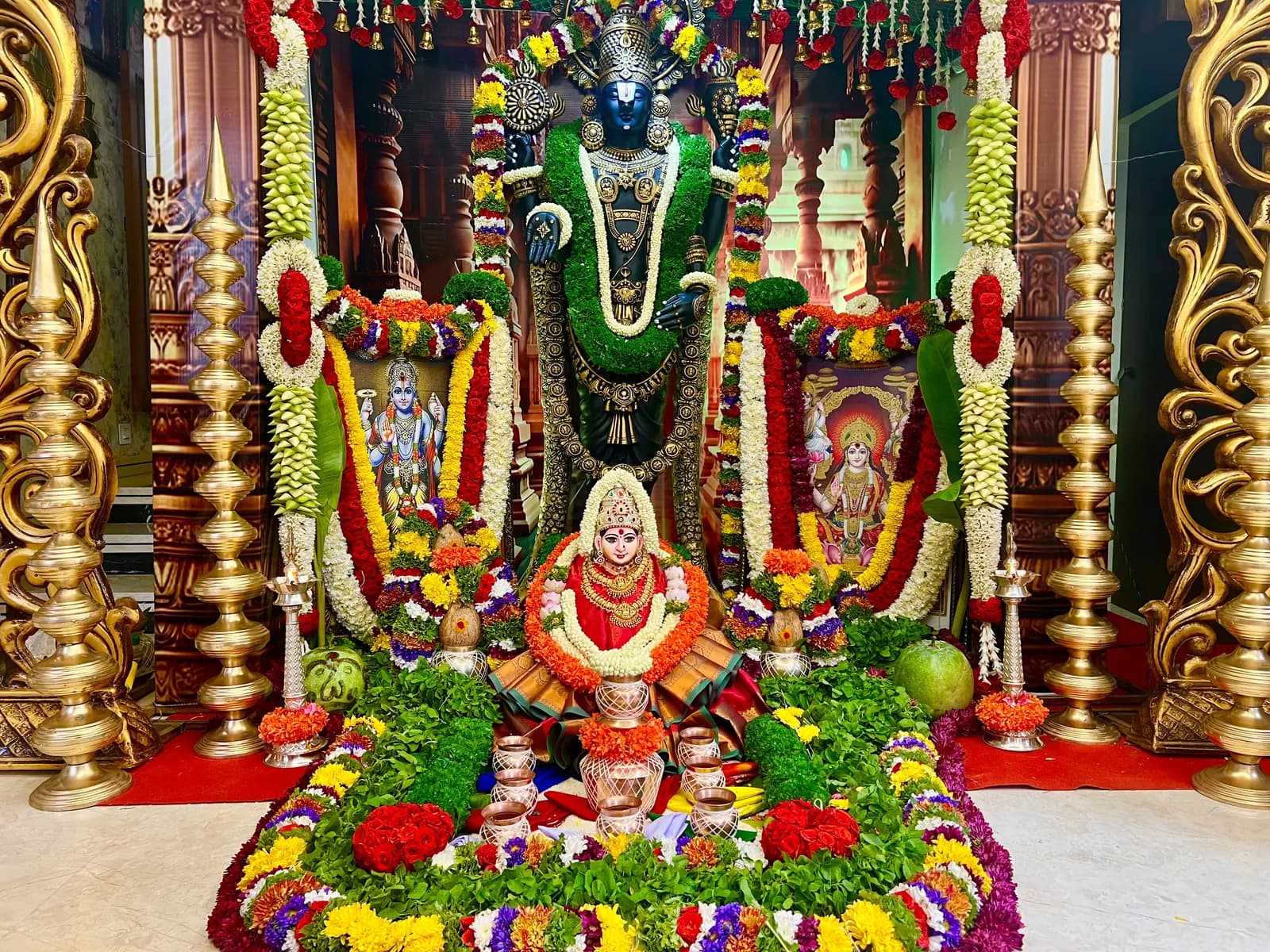 Kumbhabhishekam performed by a Gopuja Vedic pandit